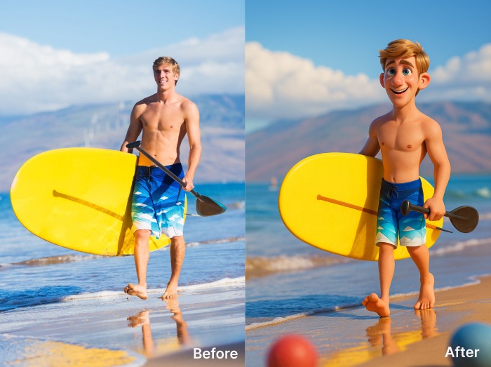 From real life to Pixar magic