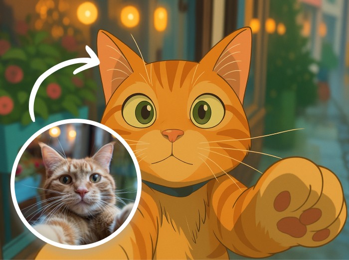 Turn your pet into the Ghibli universe