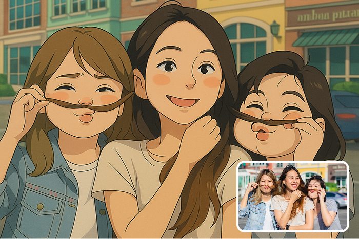 Your favorite moments, reimagined in Ghibli Style