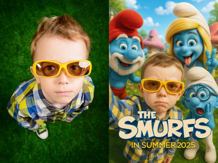 schtroumpf peyo album panini - incomplet - manque 15 images et images du poster