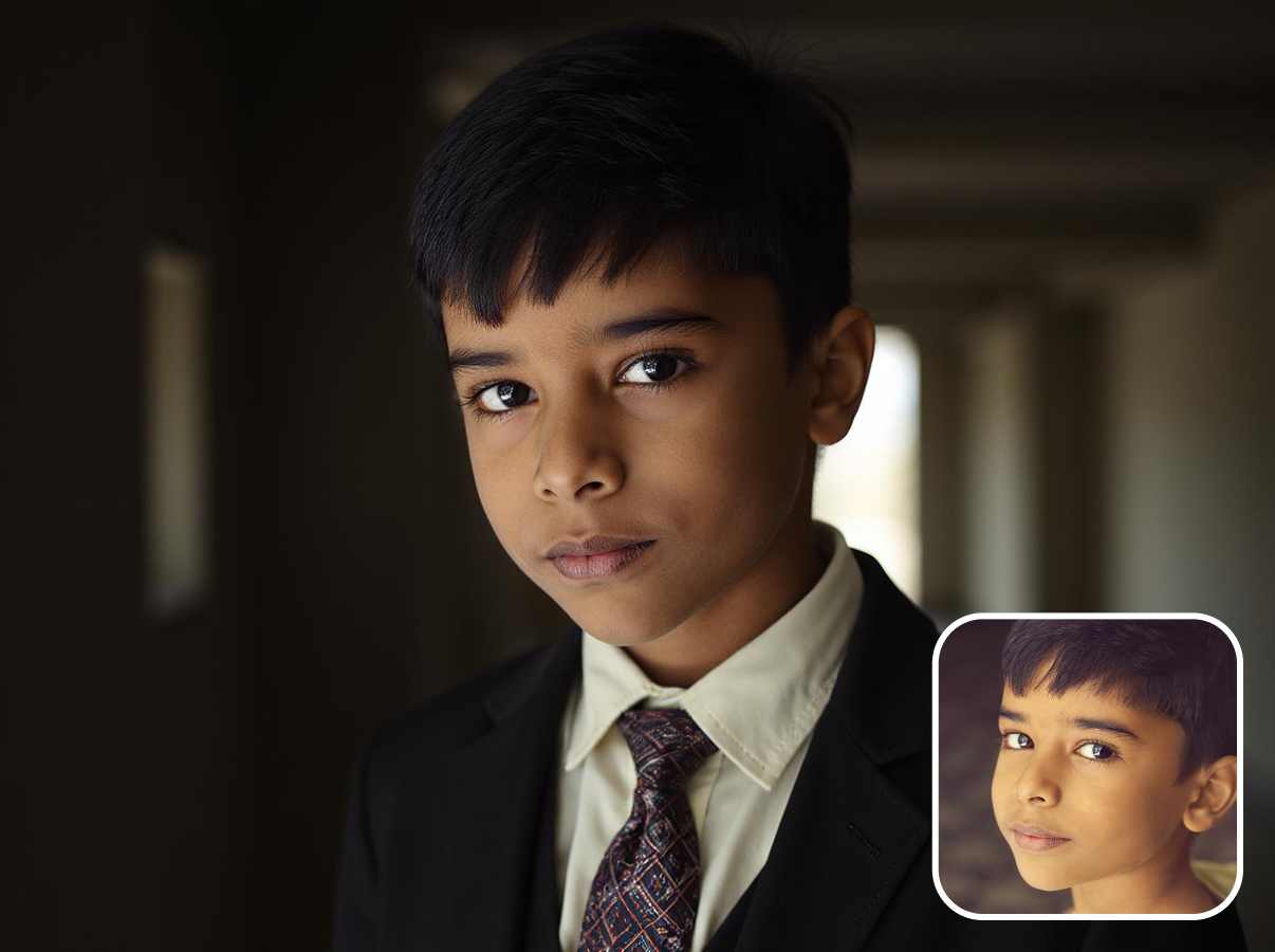 Ideal für formelle Porträts